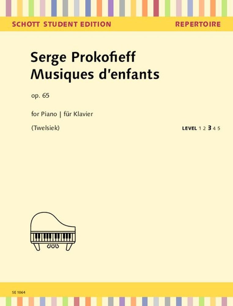 Sergei Prokofiev: Musiques d'enfants op. 65 (Piano)