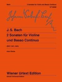 Bach: Sonate (2) Bwv 1021 E 1023 (Kehr/Stolze)