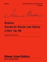 Brahms: Sonata Op.108 D Minor (Viool, Piano)