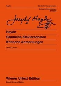 Haydn: Kritische Anmerkungen Sonaten