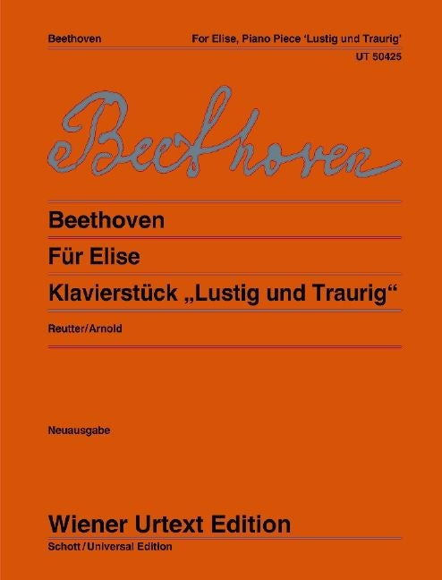 Beethoven: Für Elise und Klavierstück Lustig - Traurig (Piano)