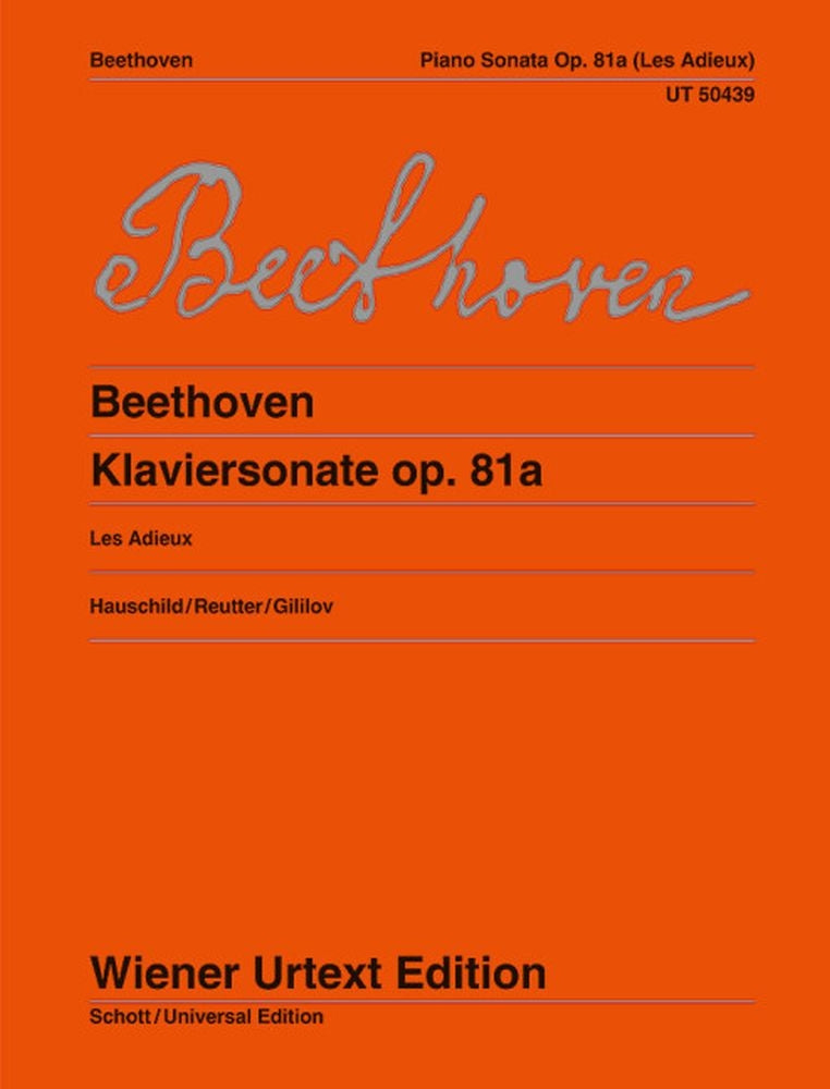 Beethoven: Klaviersonate (Les Adieux) op. 81a (Piano)