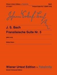 Bach: French Suite No.5 G BWV 816 (Piano)