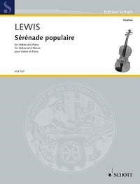 Lewis: Sérénade populaire (Viool, Piano)