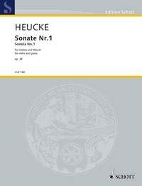 Heucke: Sonate Nr. 1 op. 38 (Viool, Piano)