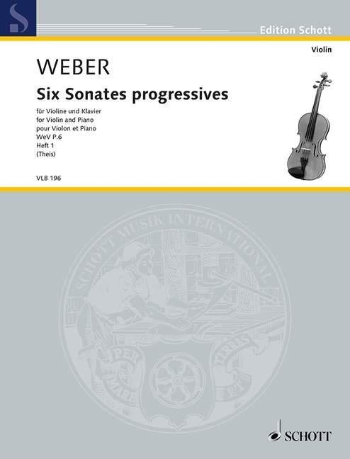 Weber: Six Sonates progressives Heft 1 (Viool, Piano)