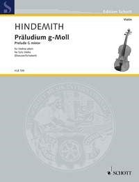 Hindemith: Präludium g-Moll g-Moll (Viool)