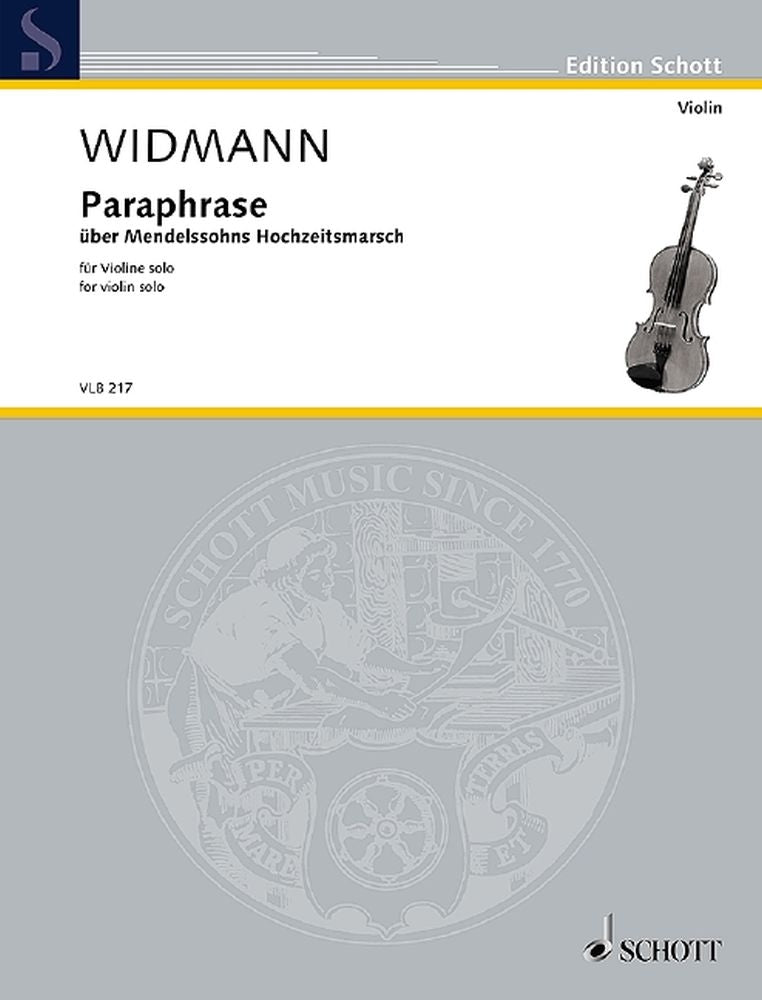 Widmann: Paraphrase (Viool)