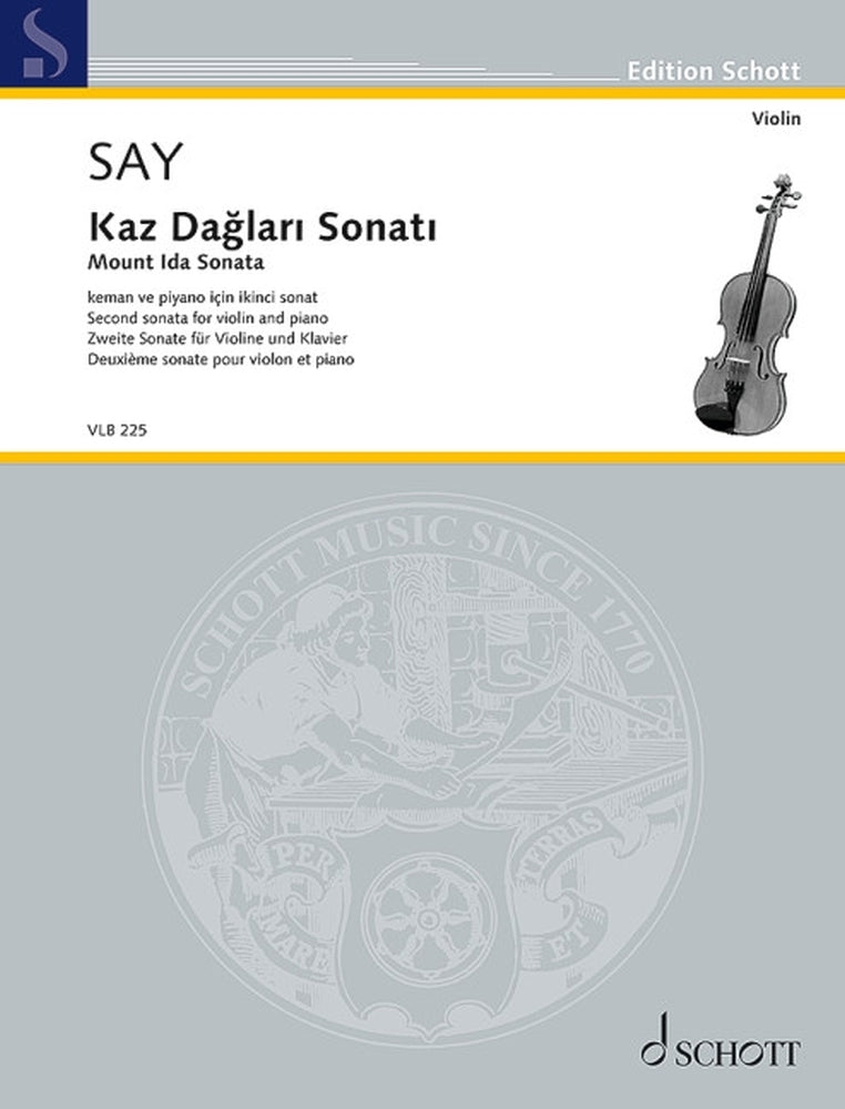 Say: Kaz Da?lar? Sonat? op. 82 (Viool, Piano)