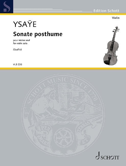 Ysaÿe: Sonate posthume op. 27bis (Viool)