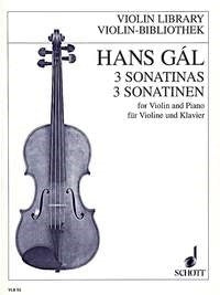 Gál: 3 Sonatinen op. 71/1-3 (Viool, Piano)