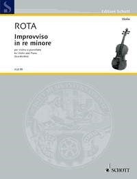 Rota: Improvviso in re minore d-Moll (Viool, Piano)