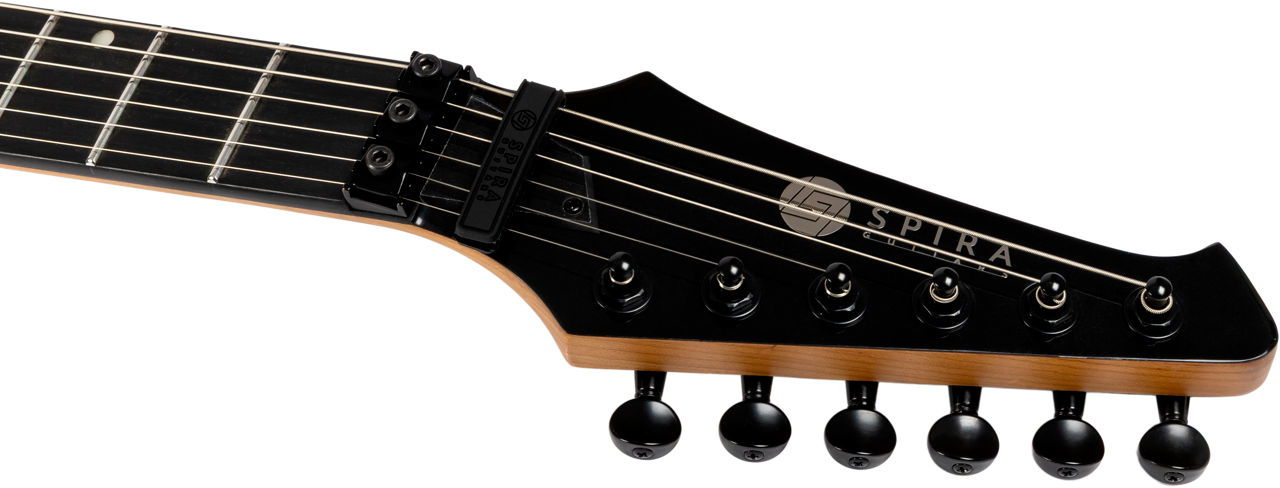 Spira Guitars S-420 BK – 6-snarige elektrische gitaar – Zwart