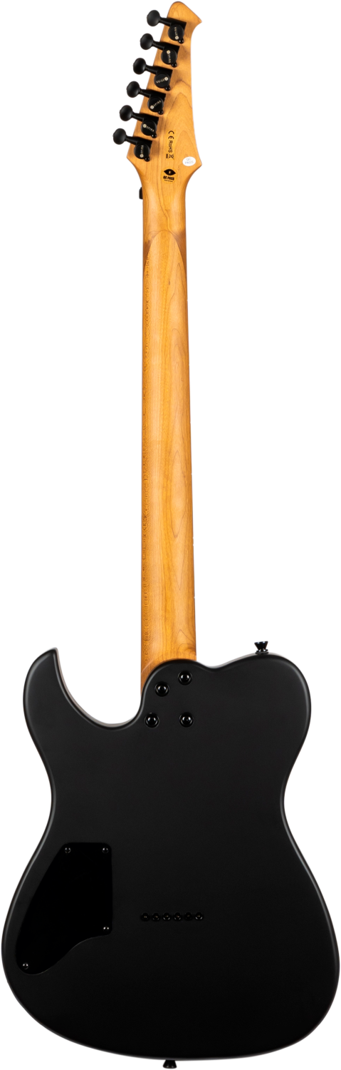Spira Guitars T-400 Baritone MBK – 6-snarige elektrische gitaar – bariton – Zwart