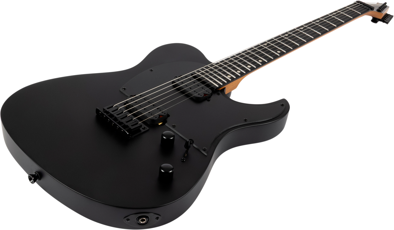 Spira Guitars T-400 Baritone MBK – 6-snarige elektrische gitaar – bariton – Zwart