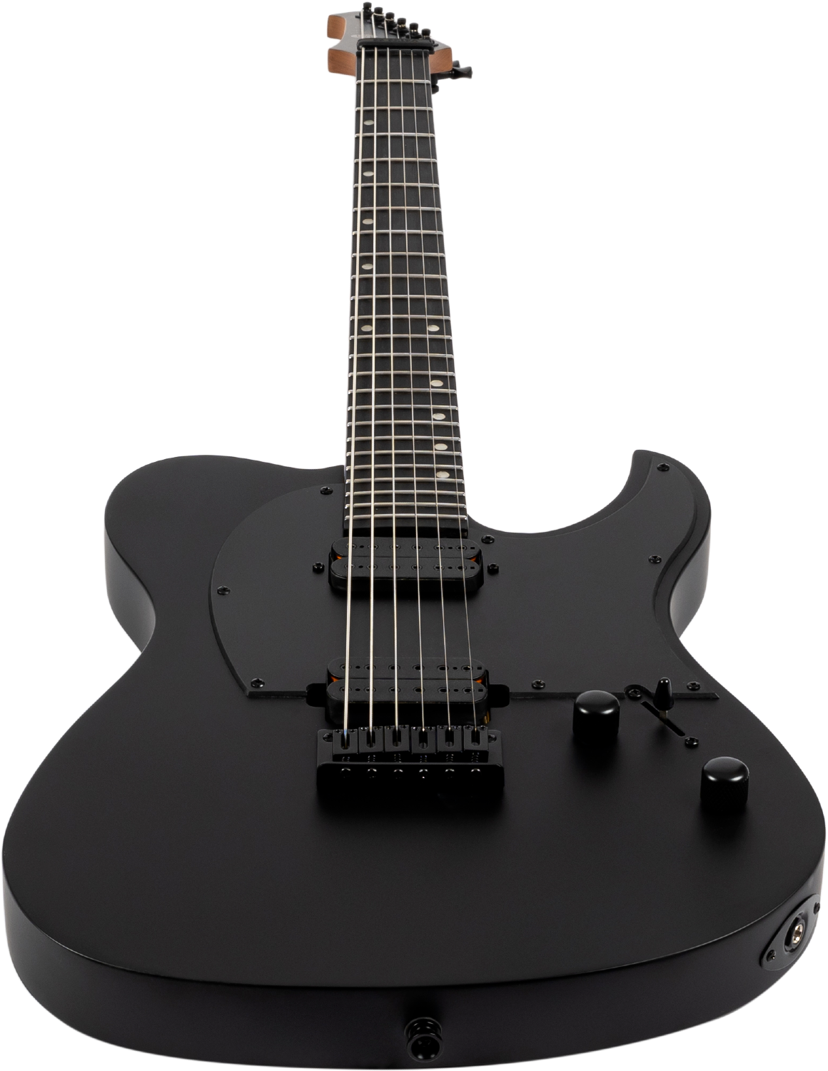 Spira Guitars T-400 Baritone MBK – 6-snarige elektrische gitaar – bariton – Zwart