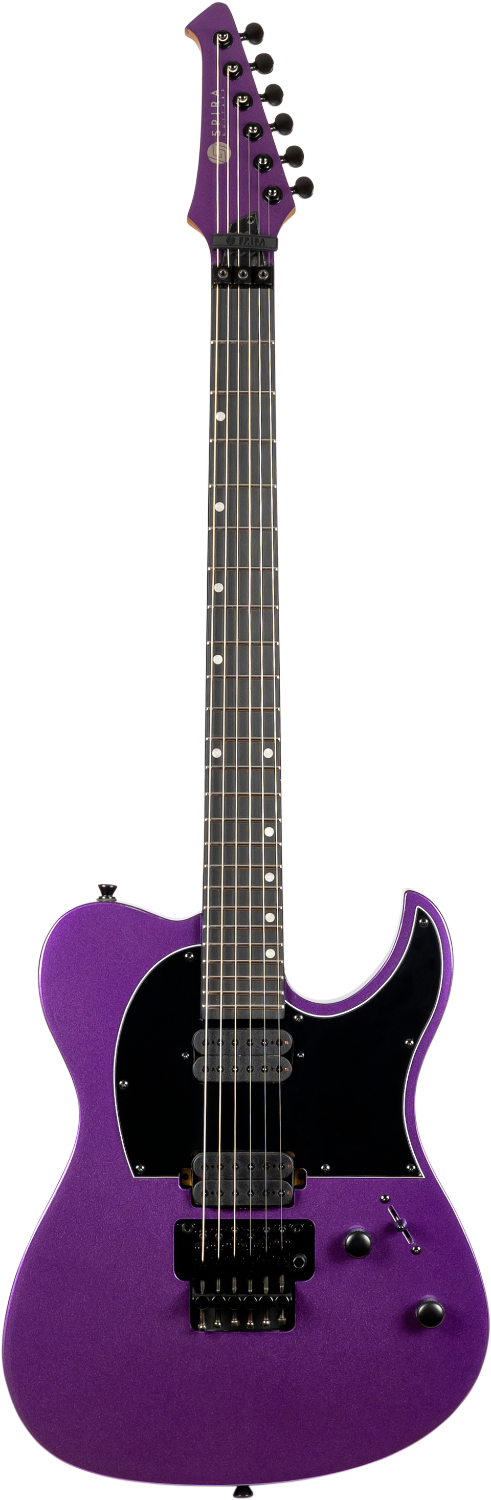 Spira Guitars T-420 PP – 6-snarige elektrische gitaar – Paars
