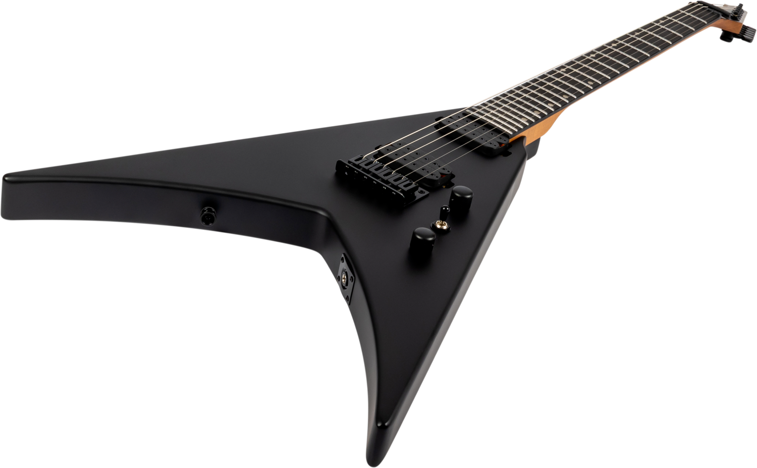 Spira Guitars V-400 MBK – 6-snarige elektrische gitaar – Zwart