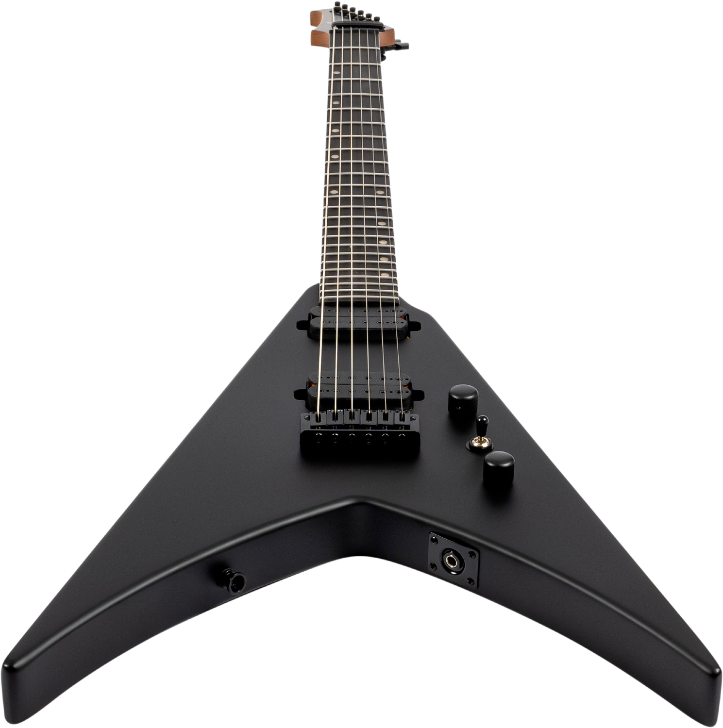 Spira Guitars V-400 MBK – 6-snarige elektrische gitaar – Zwart