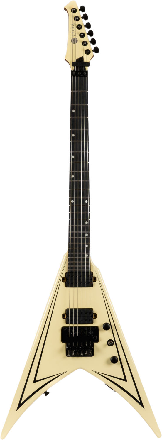 Spira Guitars V-420 AWH – 6-snarige elektrische gitaar – Wit