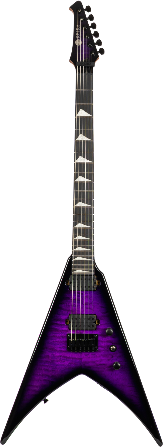 Spira Guitars V-500 TPP E – 6-snarige elektrische gitaar – Paars