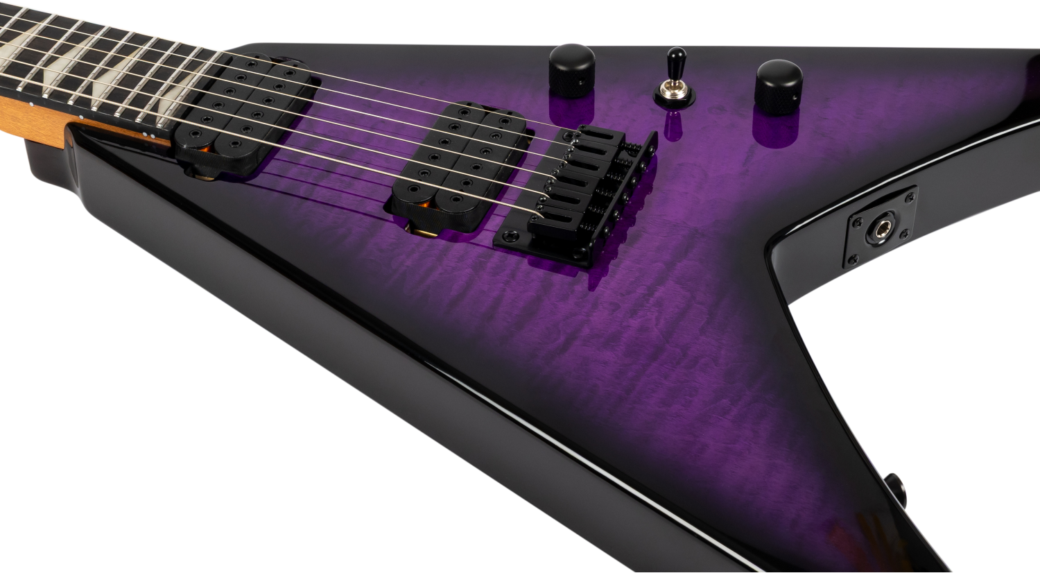Spira Guitars V-500 TPP E – 6-snarige elektrische gitaar – Paars