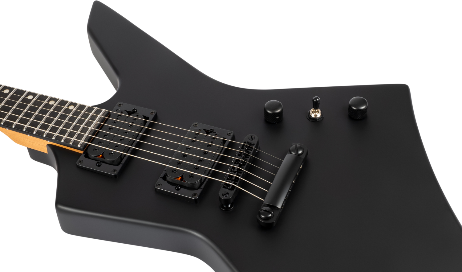 Spira Guitars X-400 MBK – 6-snarige elektrische gitaar – Zwart