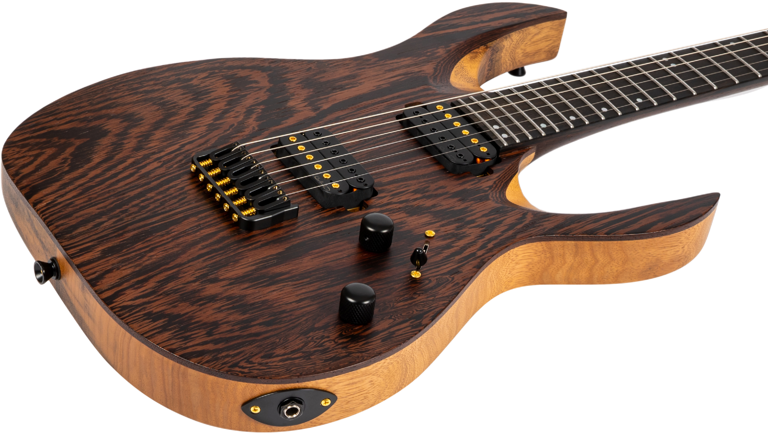 Spira Guitars S-1000 PRO Black Limba Natural – 6-snarige elektrische gitaar – Naturel