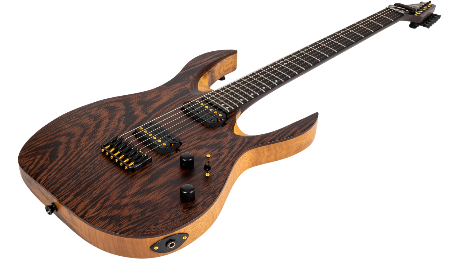 Spira Guitars S-1000 PRO Black Limba Natural – 6-snarige elektrische gitaar – Naturel