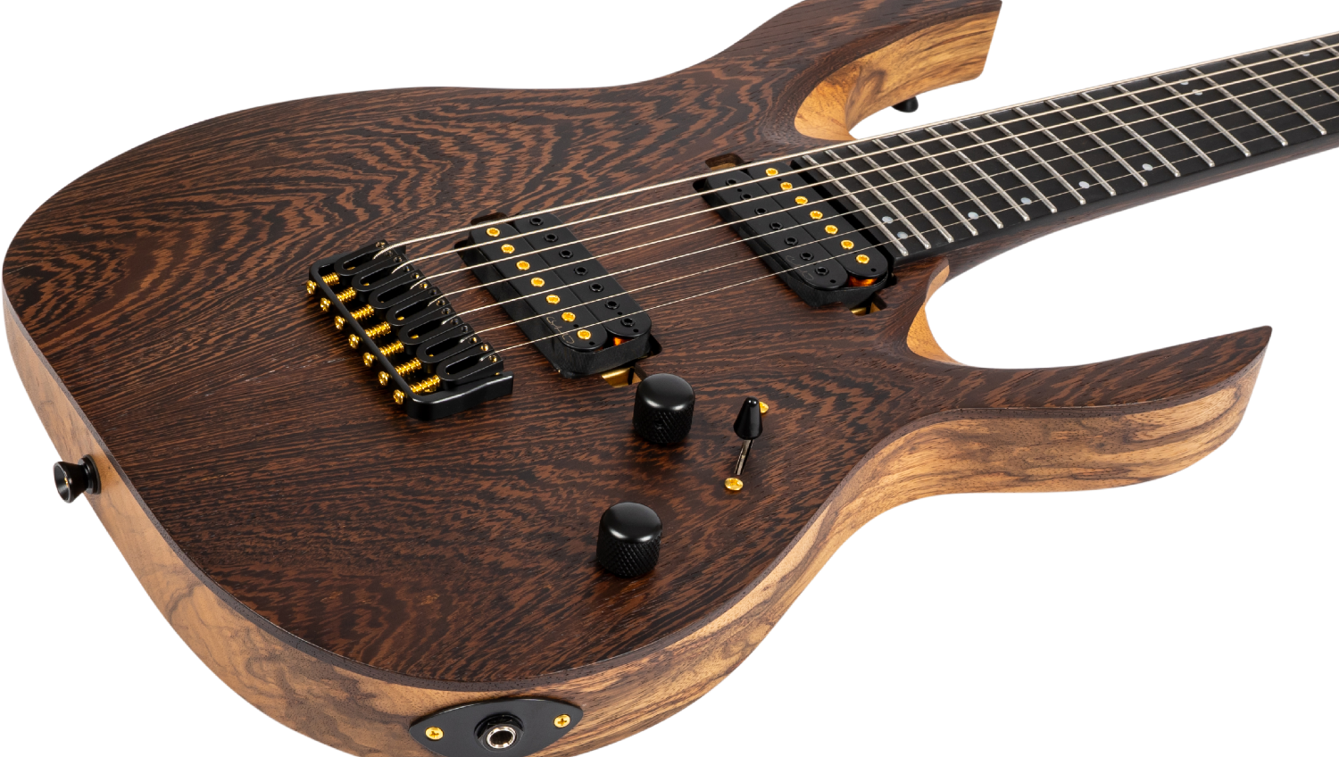 Spira Guitars S-1007 PRO Black Limba Natural – 7-snarige elektrische gitaar – Naturel