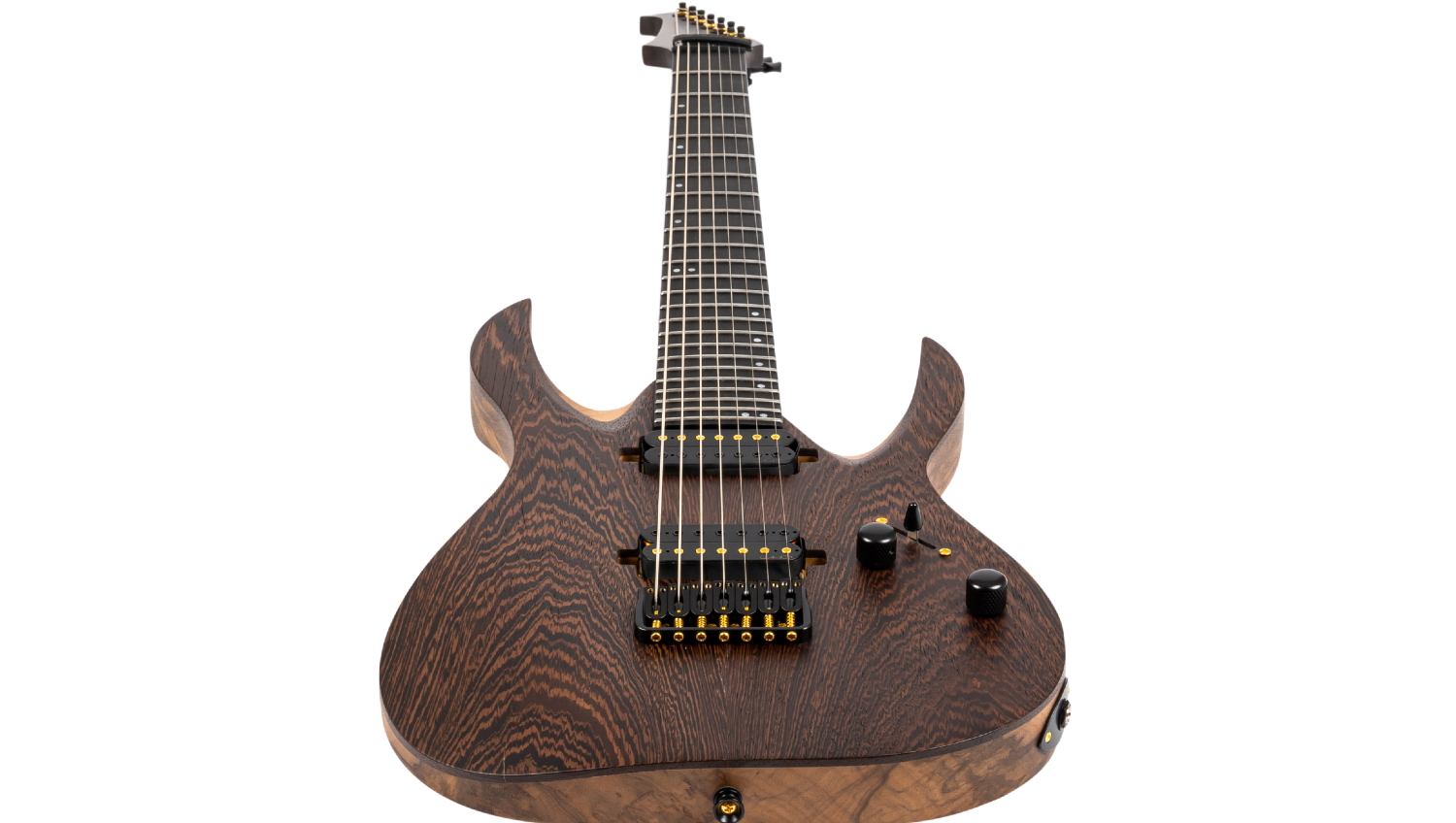 Spira Guitars S-1007 PRO Black Limba Natural – 7-snarige elektrische gitaar – Naturel