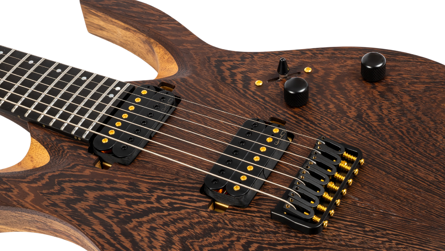 Spira Guitars S-1007 PRO Black Limba Natural – 7-snarige elektrische gitaar – Naturel
