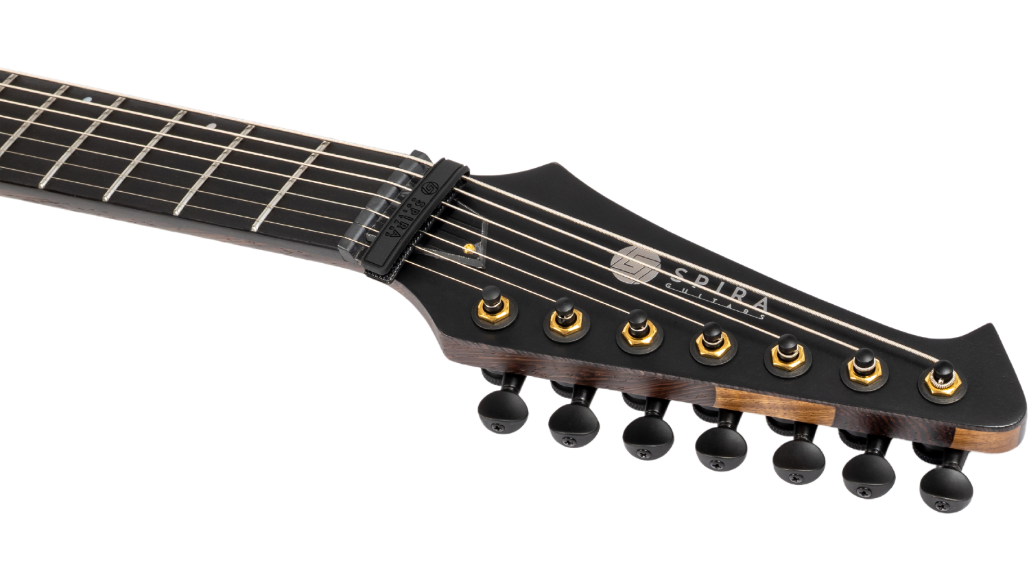 Spira Guitars S-1007 PRO Black Limba Natural – 7-snarige elektrische gitaar – Naturel