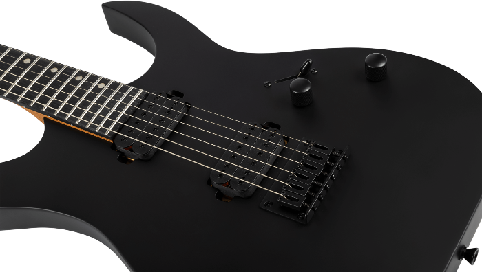 Spira Guitars S-400 MBK – 6-snarige elektrische gitaar – Zwart