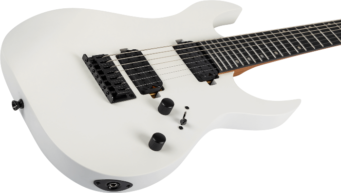 Spira Guitars S-407 MWH – 7-snarige elektrische gitaar – Wit
