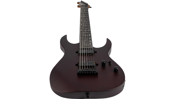 Spira Guitars S-407 MWR – 7-snarige elektrische gitaar – Wijnrood