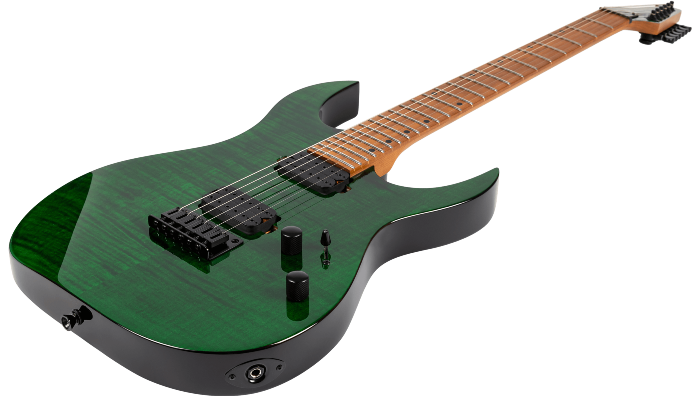 Spira Guitars S-450 TGR – 6-snarige elektrische gitaar – Transparant groen
