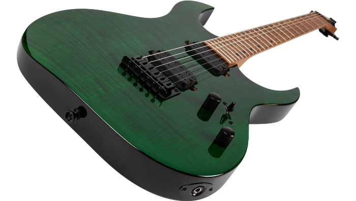 Spira Guitars S-450 TGR – 6-snarige elektrische gitaar – Transparant groen