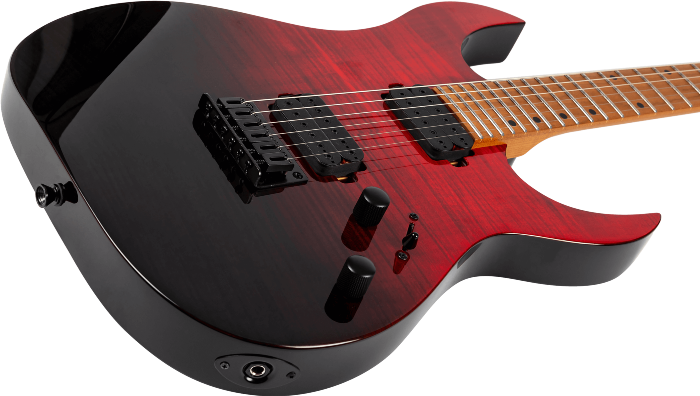 Spira Guitars S-450 TRD – 6-snarige elektrische gitaar – Transparant rood