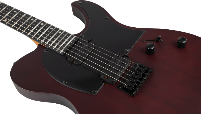 Spira Guitars T-400 MWR – 6-snarige elektrische gitaar – Wijnrood