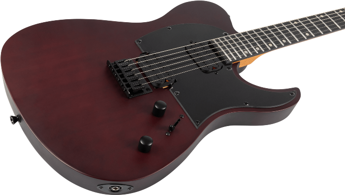 Spira Guitars T-400 MWR – 6-snarige elektrische gitaar – Wijnrood