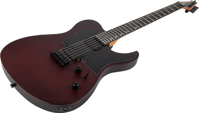 Spira Guitars T-400 MWR – 6-snarige elektrische gitaar – Wijnrood