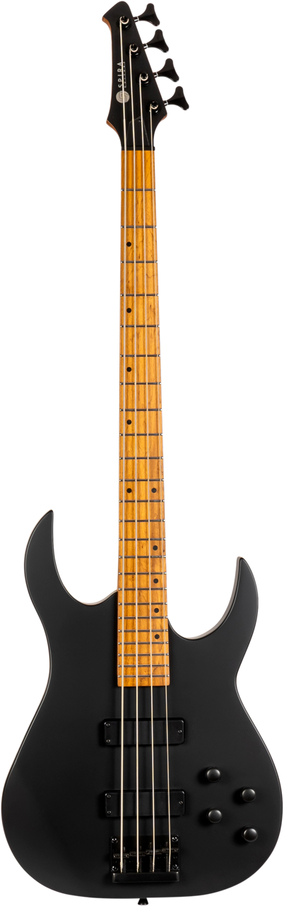Spira Guitars B-400 MBK – 4-snarige elektrische basgitaar – Zwart