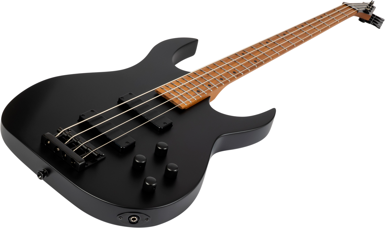Spira Guitars B-400 MBK – 4-snarige elektrische basgitaar – Zwart