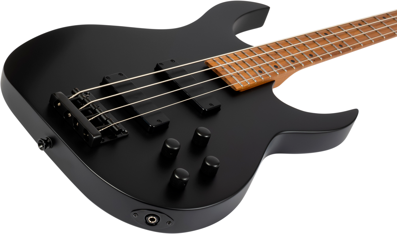 Spira Guitars B-400 MBK – 4-snarige elektrische basgitaar – Zwart