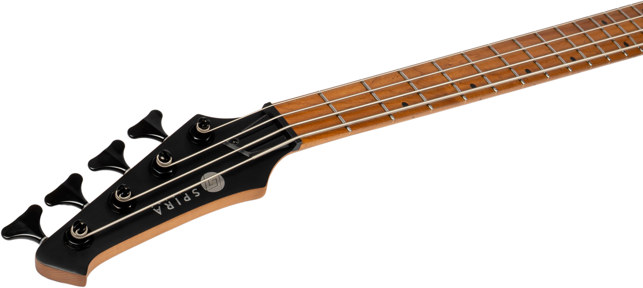 Spira Guitars B-400 MBK – 4-snarige elektrische basgitaar – Zwart