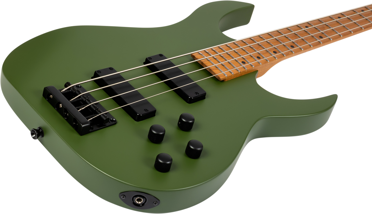 Spira Guitars B-400 MGR – 4-snarige elektrische basgitaar – Groen