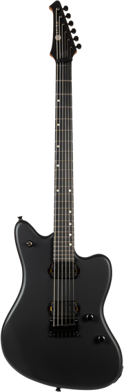 Spira Guitars J-400 MBK BARITONE – 6-snarige elektrische gitaar – bariton – Zwart