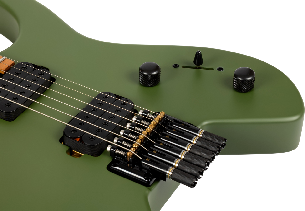 Spira Guitars S-400 HEADLESS MGR – 6-snarige elektrische gitaar – headless – Groen