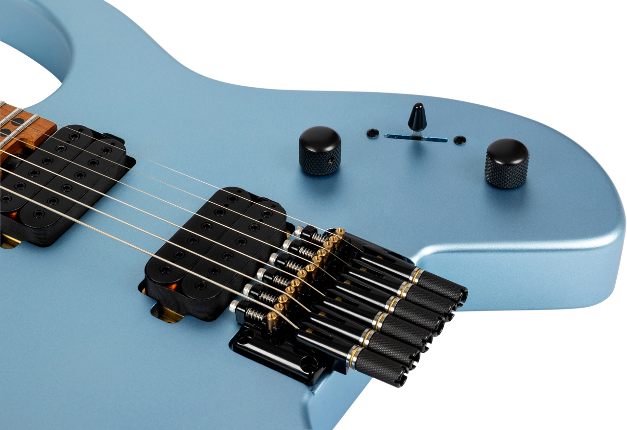 Spira Guitars S-400 HEADLESS MPB – 6-snarige elektrische gitaar – headless – blauw
